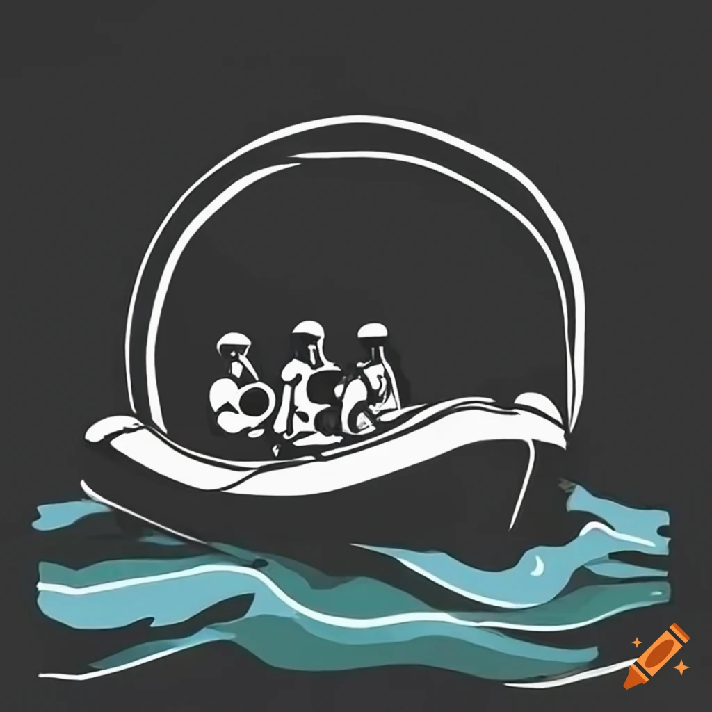 shipwreck icon illustration on Craiyon