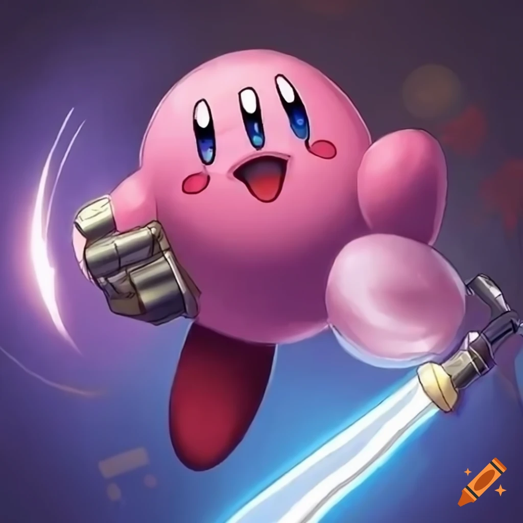 Redrew my favorite frame from Kirby anime as my tribute for it's 19th  birthday. : r/Kirby