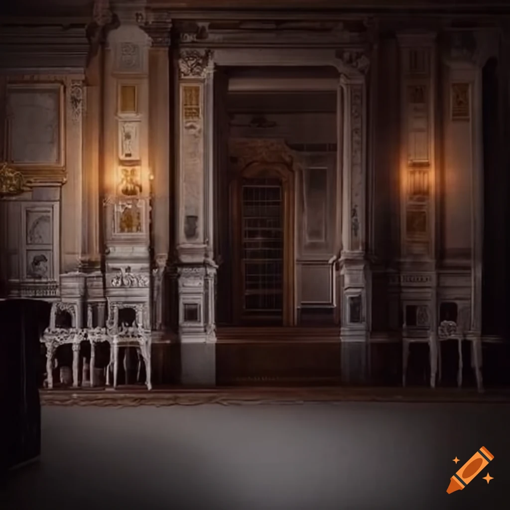 image of a haunted ballroom