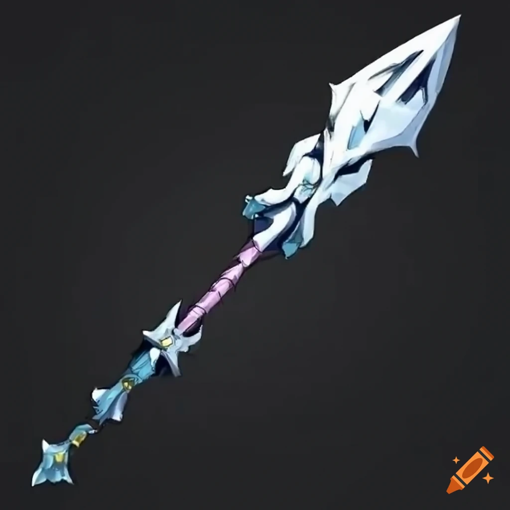 Anime-style lance weapon