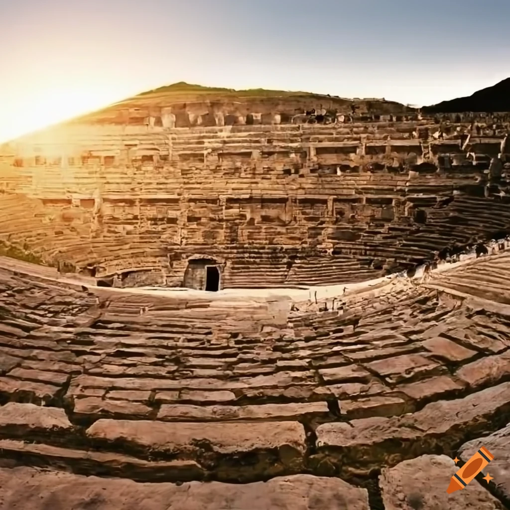 Image Of The Ancient Theatre Of Epidaurus