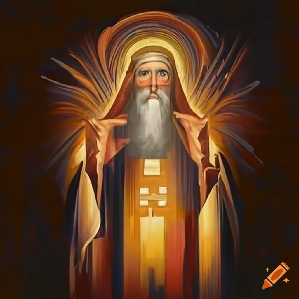 Symbolic representation of biblical priests and kings on Craiyon