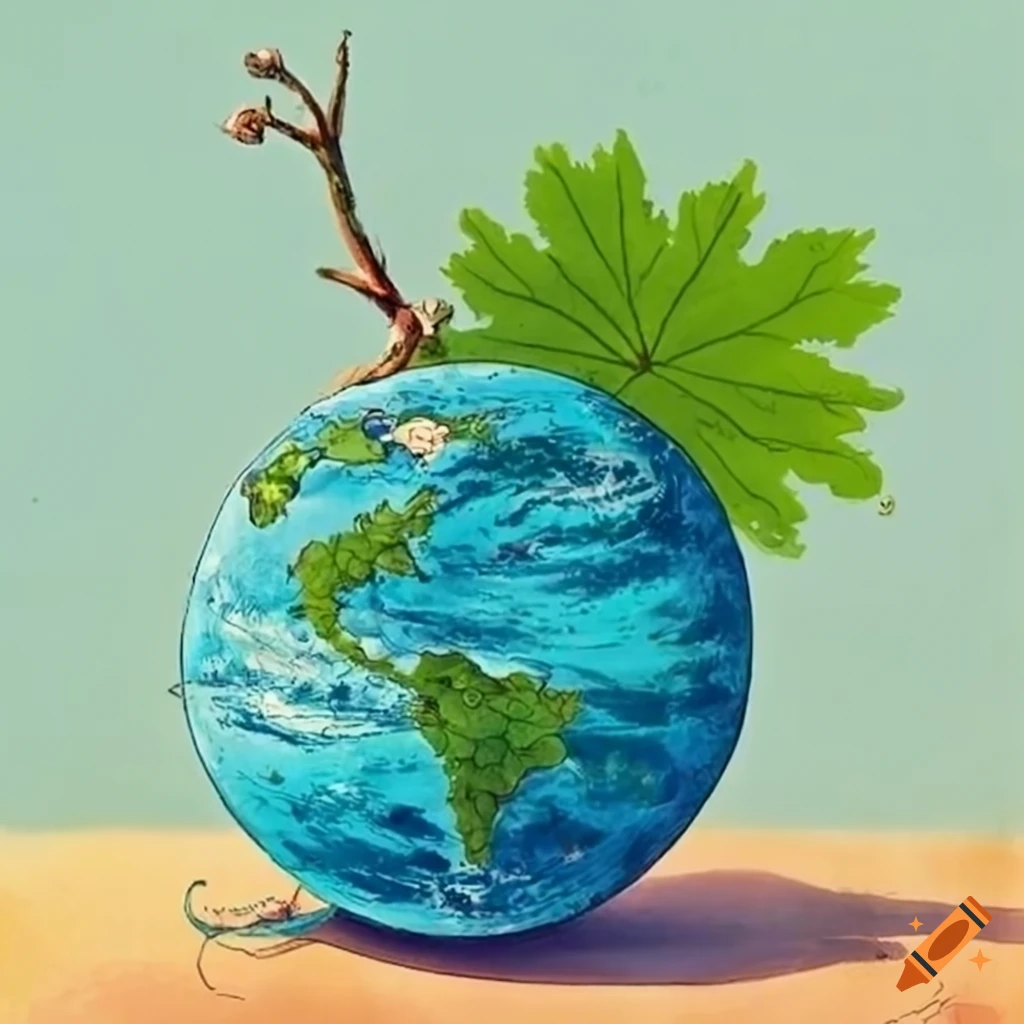 Save Trees Save Earth Drawing Tutorial