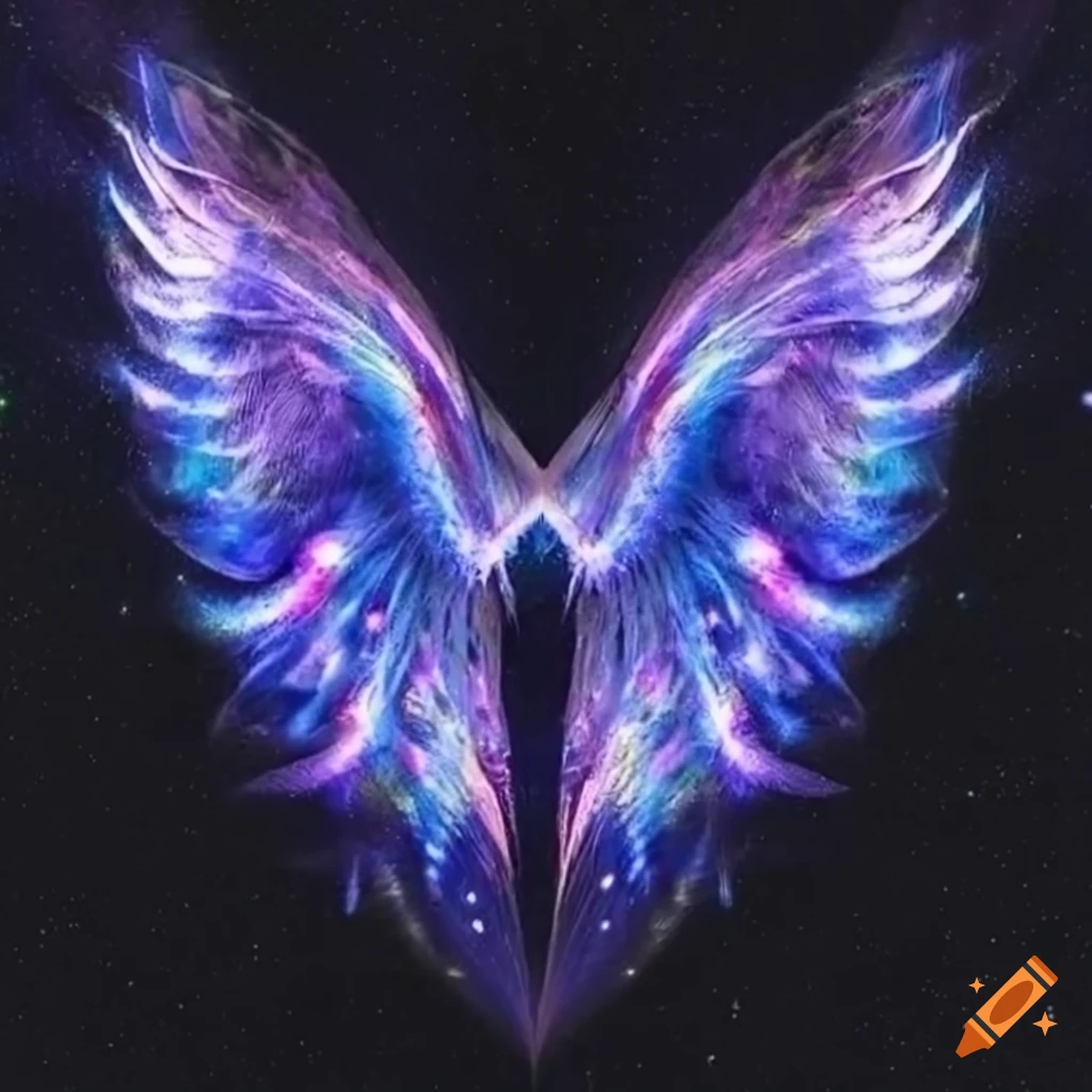 Cosmic Being With Stardust Wings On Craiyon
