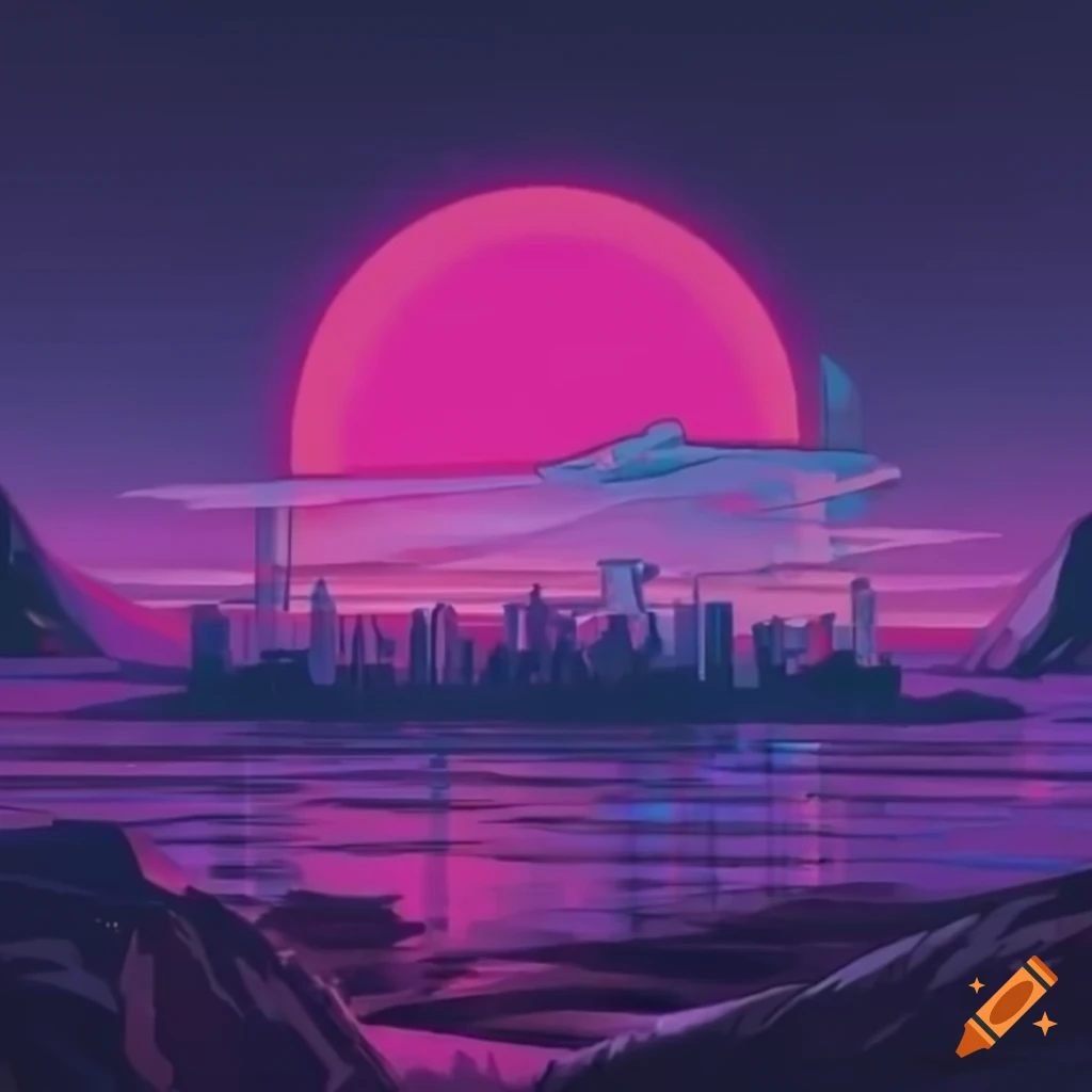 Lofi And Synthwave Music For Studying On Craiyon