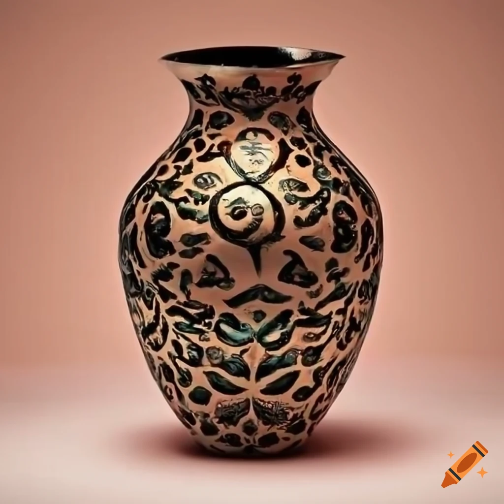 Oriental vase on Craiyon
