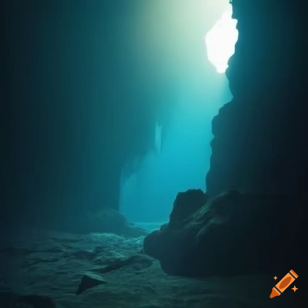 View Of Light At The End Of A Cave On Craiyon