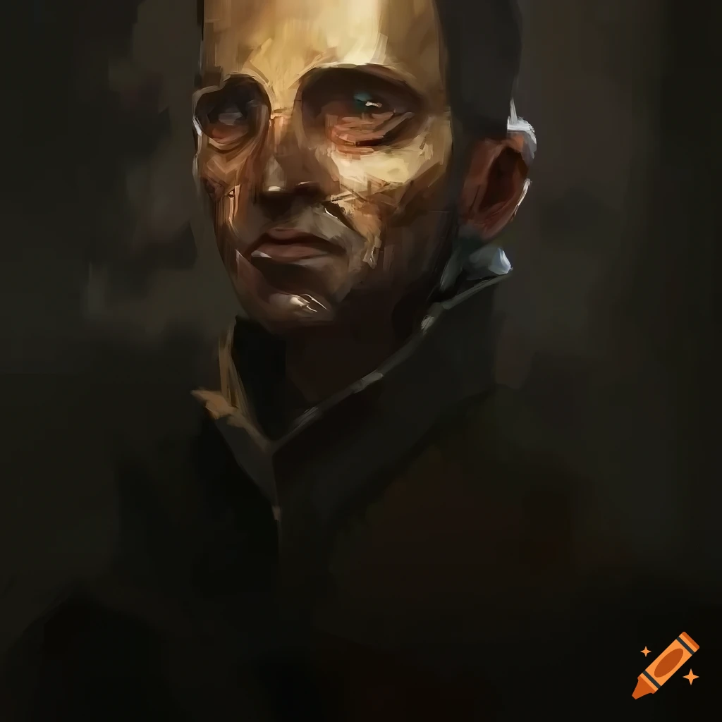 impressionistic oil painting of a Pathologic2 concept art