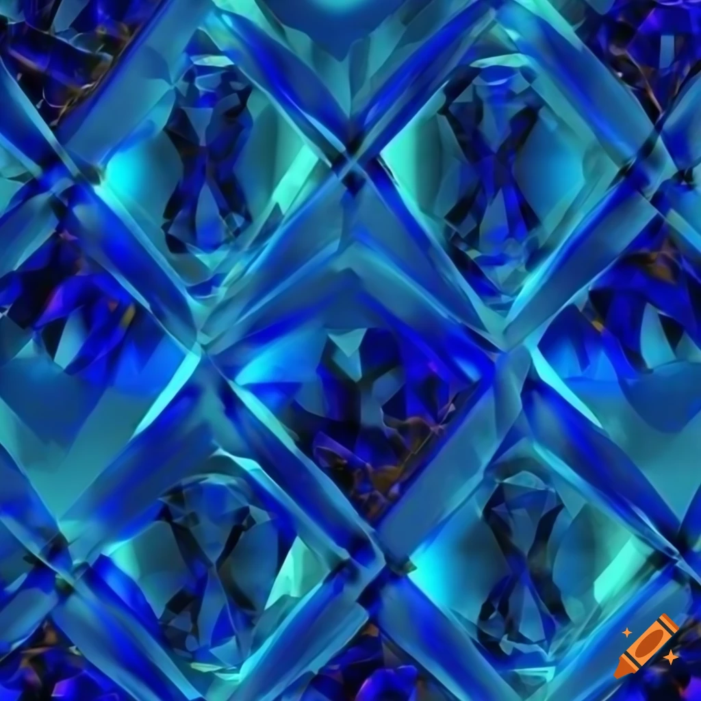 Seamless Texture Of Blue Gem On Craiyon