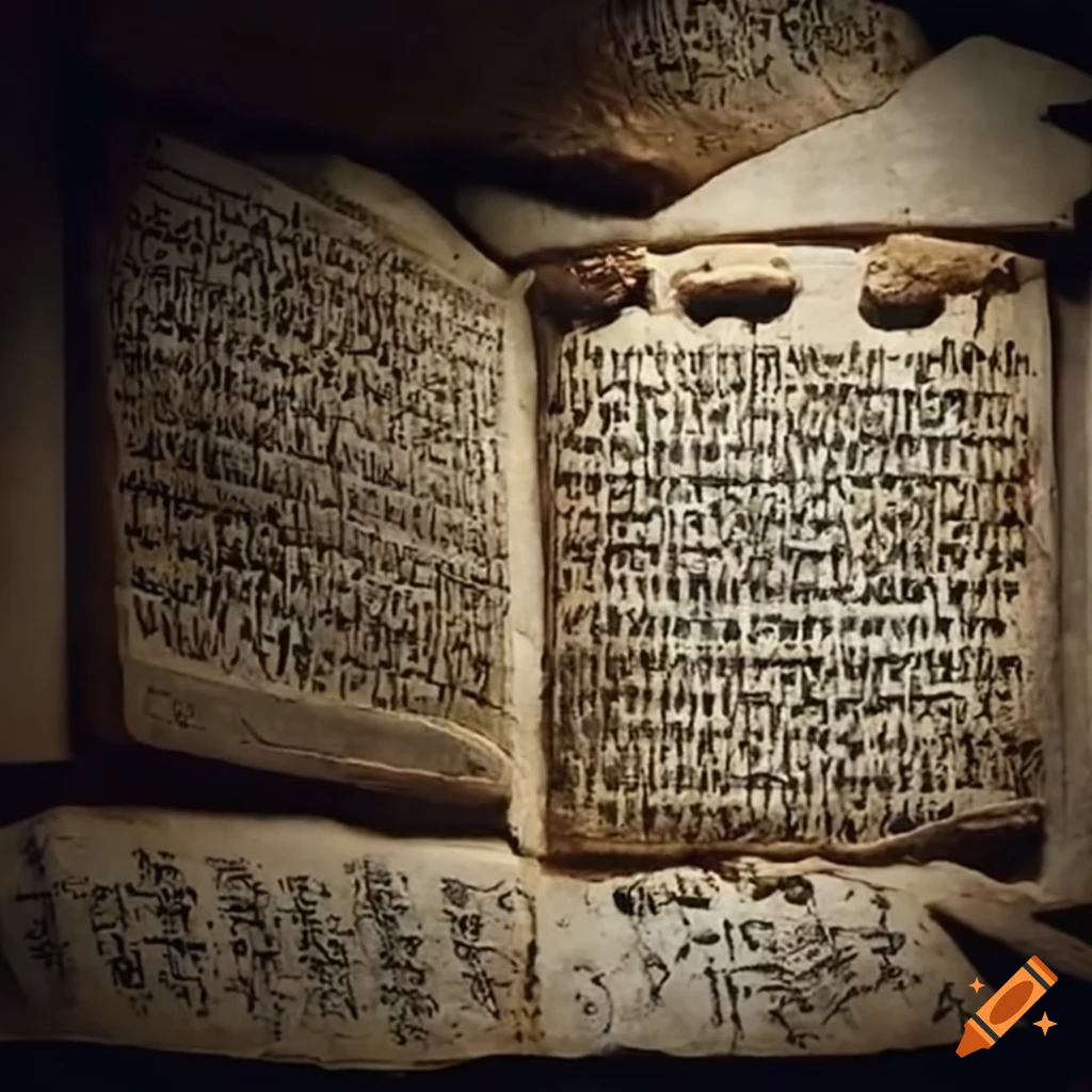 Jewish students studying ancient texts on Craiyon