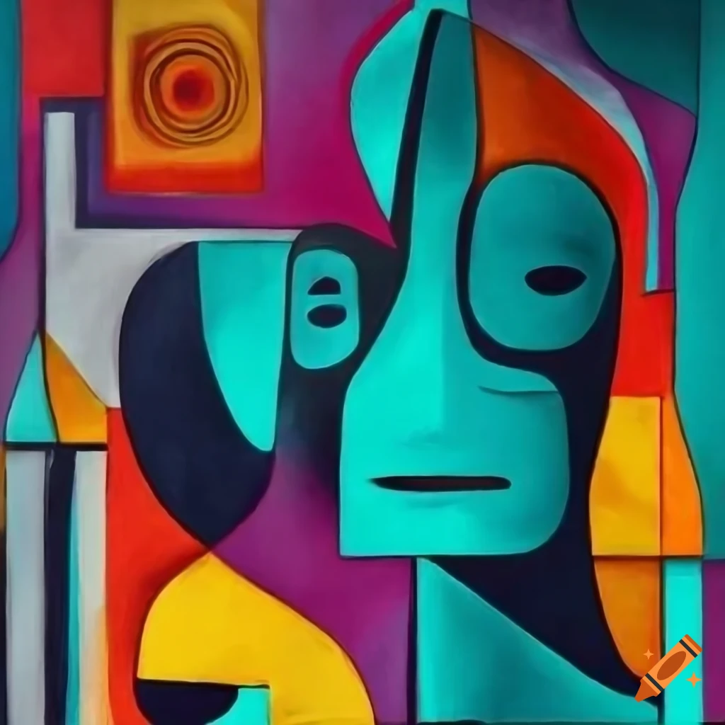 abstract-monochrome-and-colorful-artwork-with-fine-black-lines