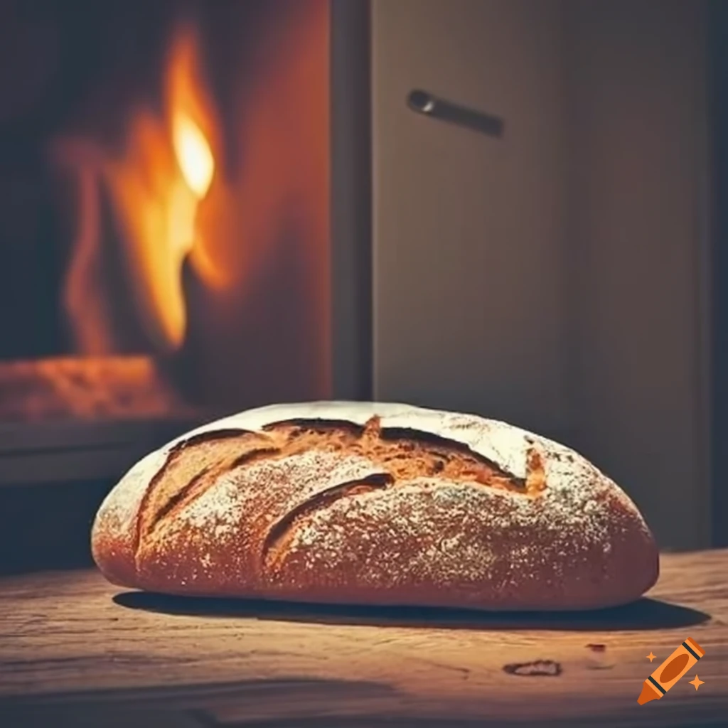 Brot vor einem backofen on Craiyon