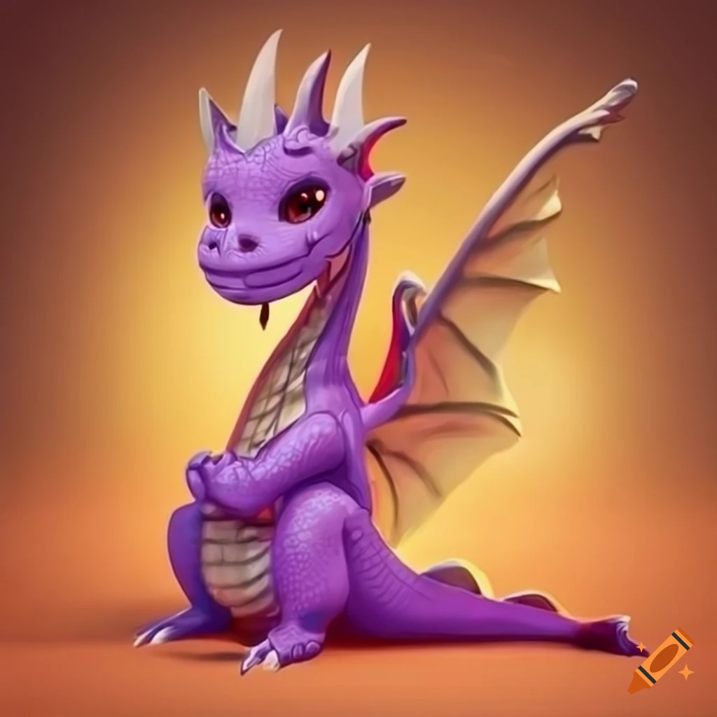 Cute little dragon image on Craiyon