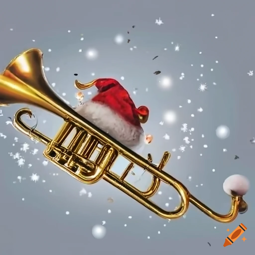 Christmas Trumpet Playing On Craiyon