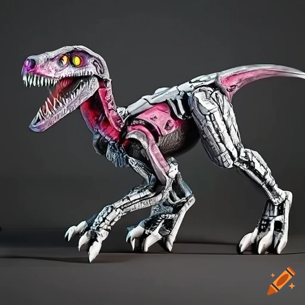 Robotic Velociraptor With Blade Claws And Tail On Craiyon