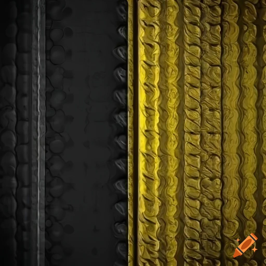 black and yellow seamless metal texture