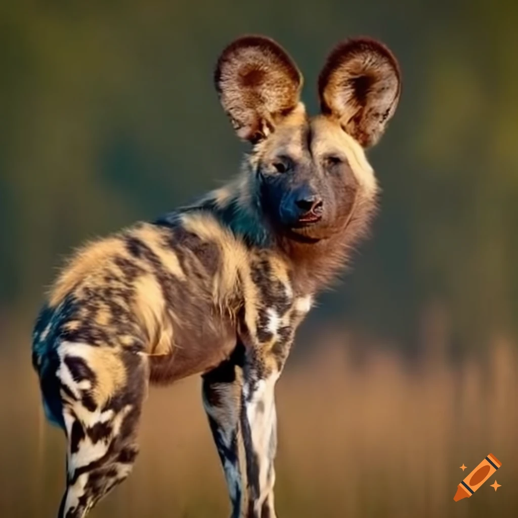 image of an African wild dog