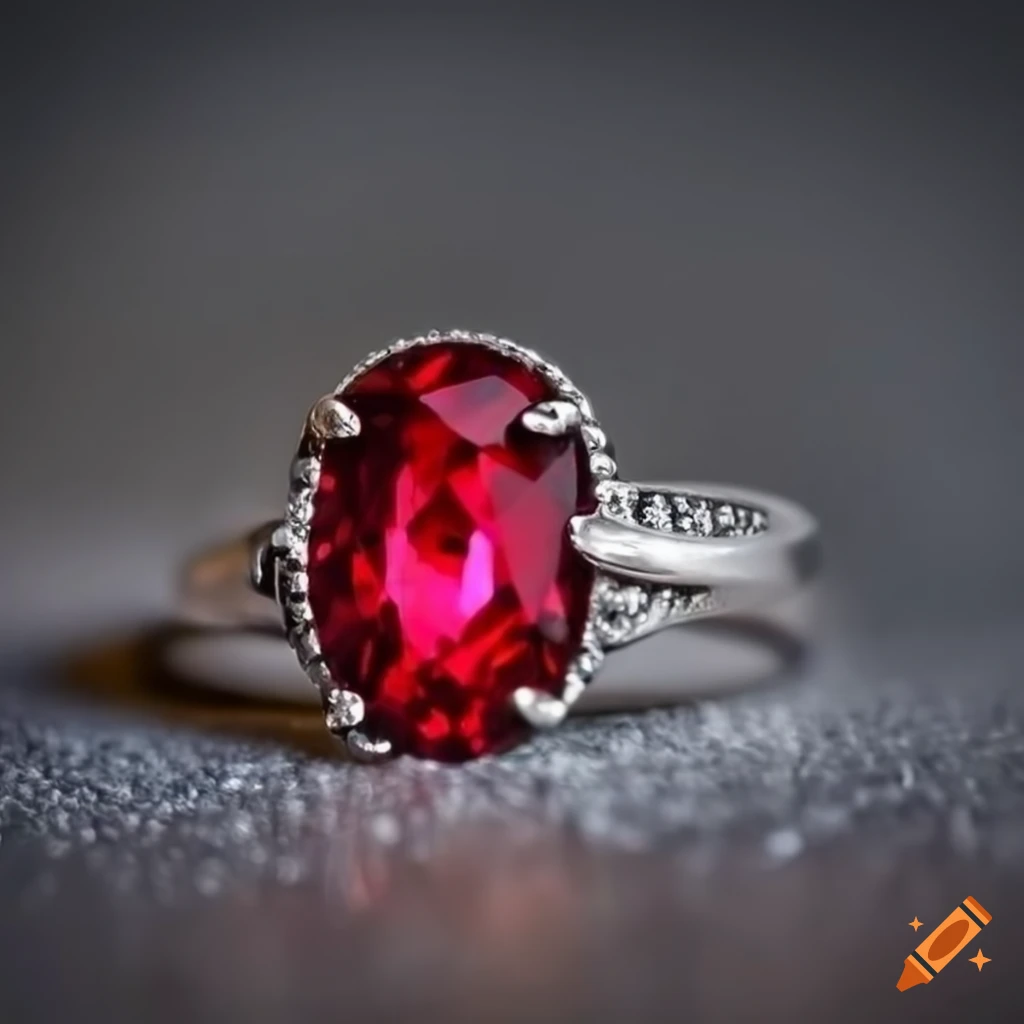 Macro Photo Red Gems Stone Carat Stock Photo 1662945826
