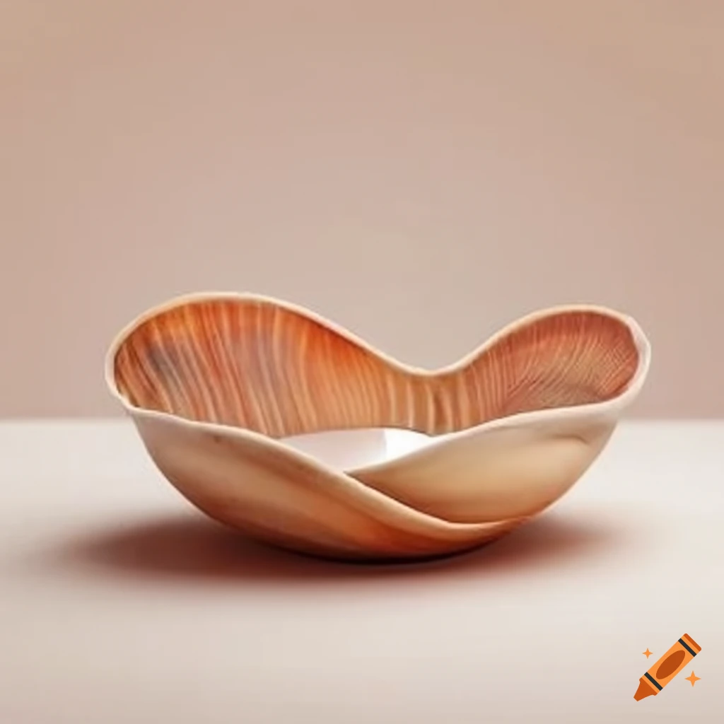 Decorative bowls made of shells