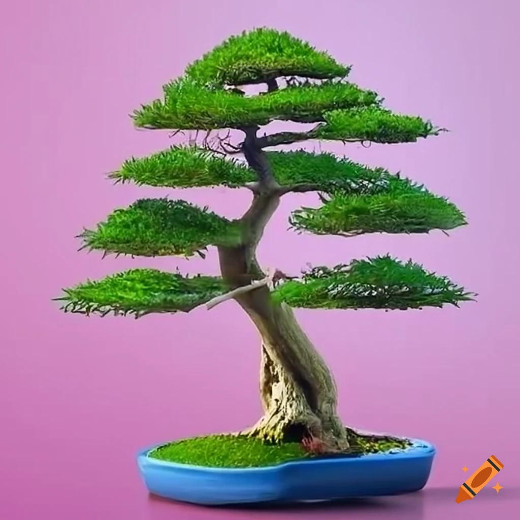 image of a tall bonsai tree
