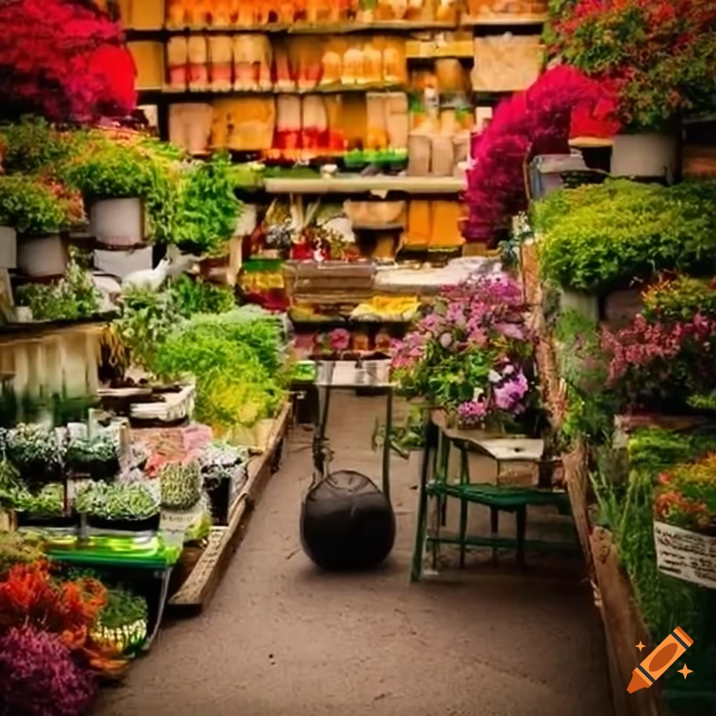 Garden center store
