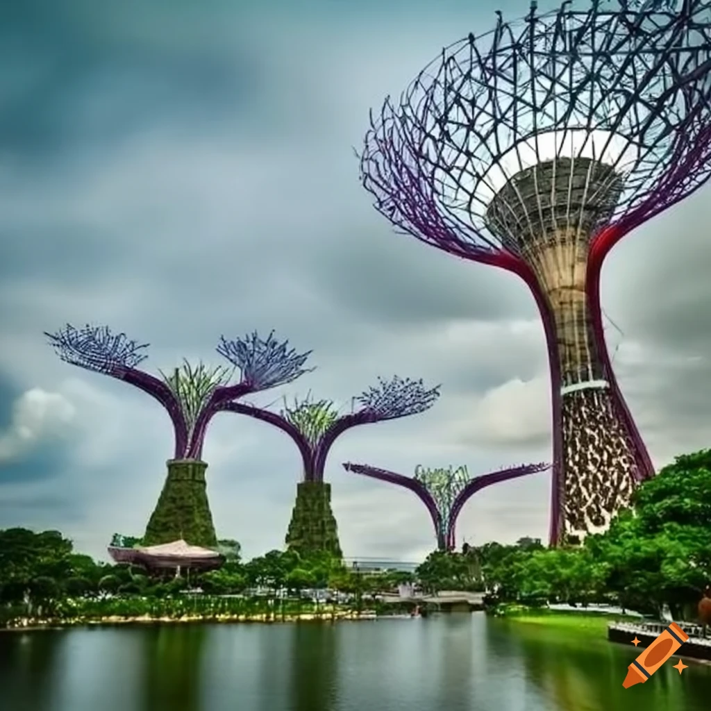 Supertree grove in singapore on Craiyon