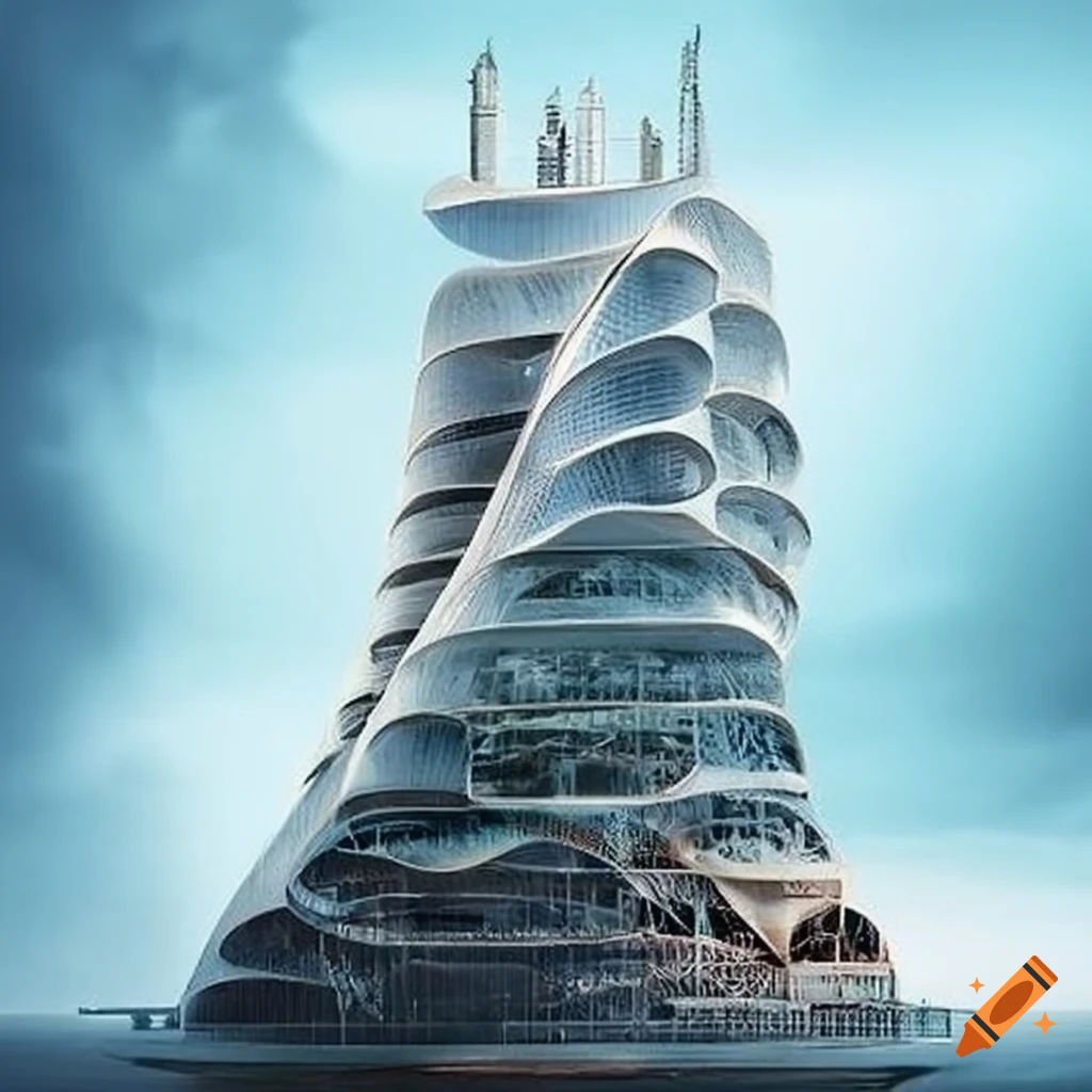 A Futuristic Gravity defying Building. - Impossible Images