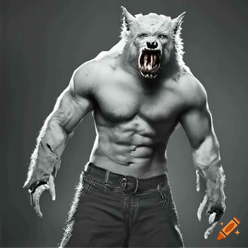 John Cena as a werewolf