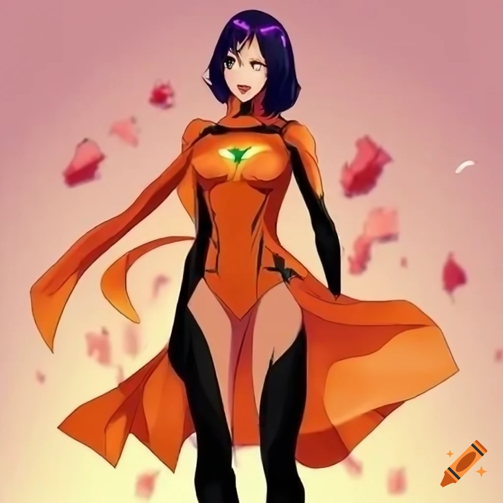 Image of an anime superhero with black hair and green eyes on Craiyon