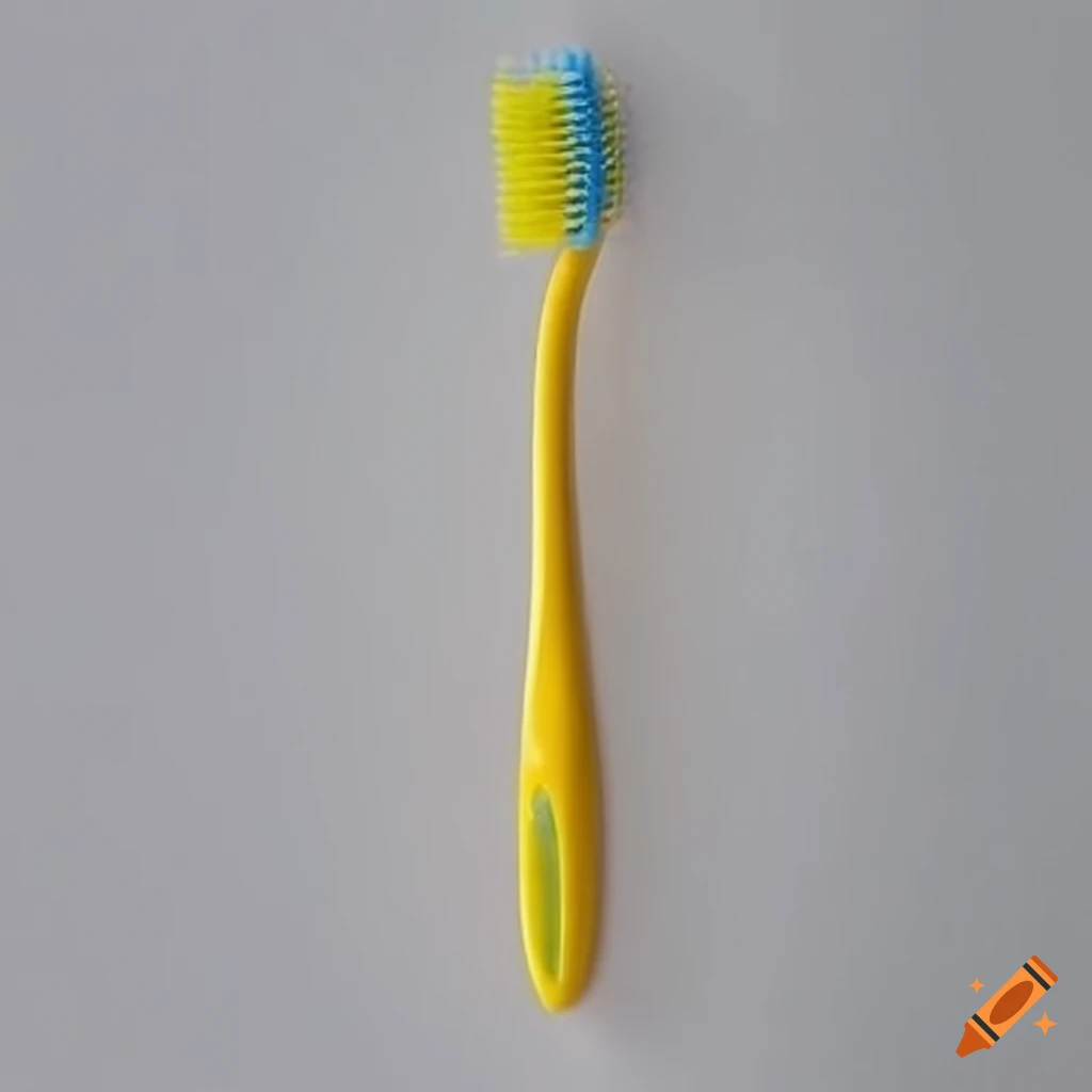 yellow toothbrush