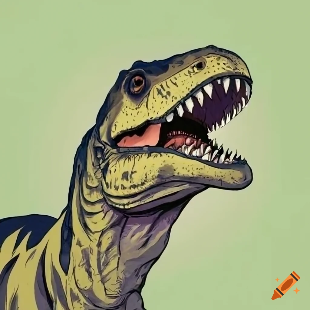 Illustration of an Iguanodon