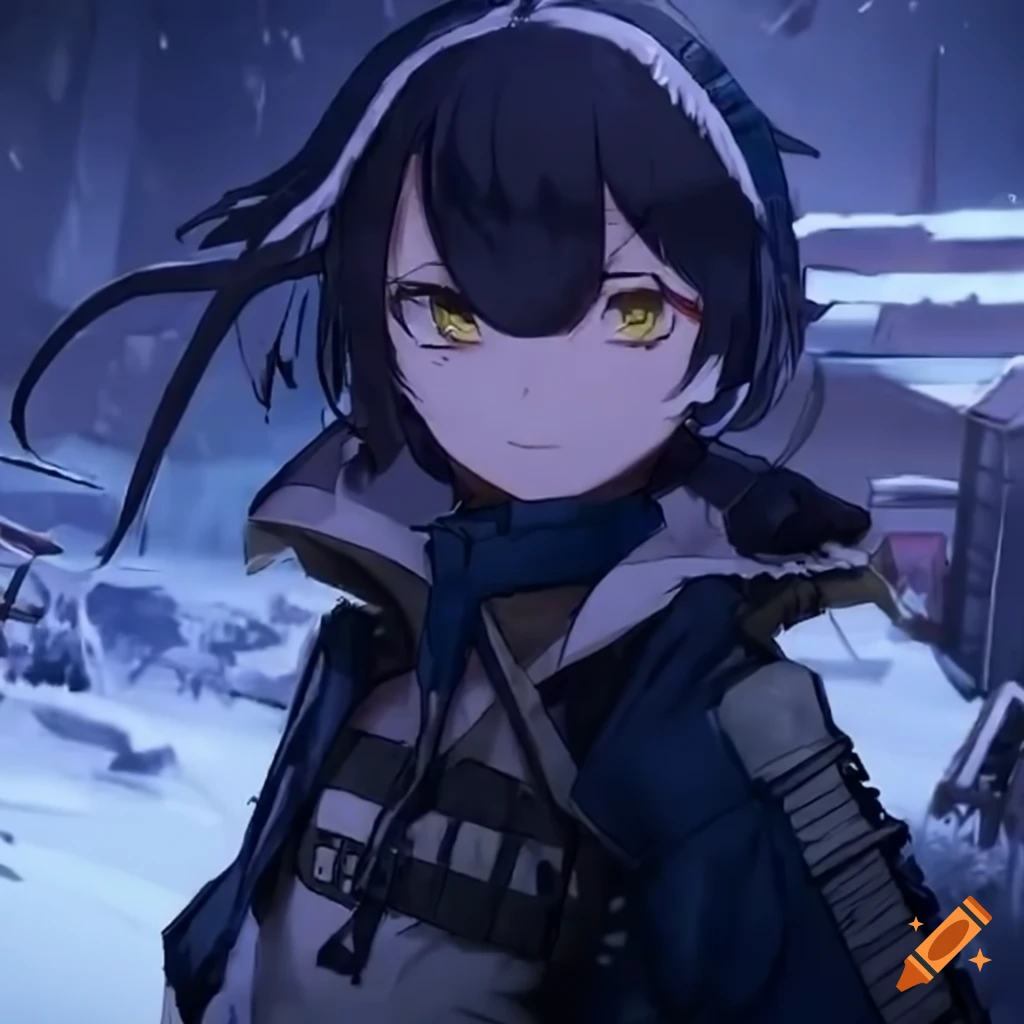 Epic battle scene in arknights video game on Craiyon