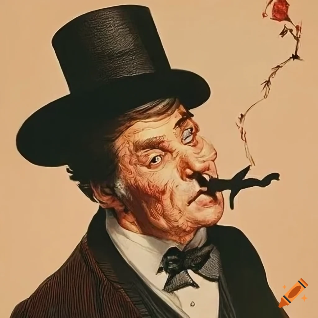 Painting of dr. jekyll and mr. hyde by norman rockwell on Craiyon