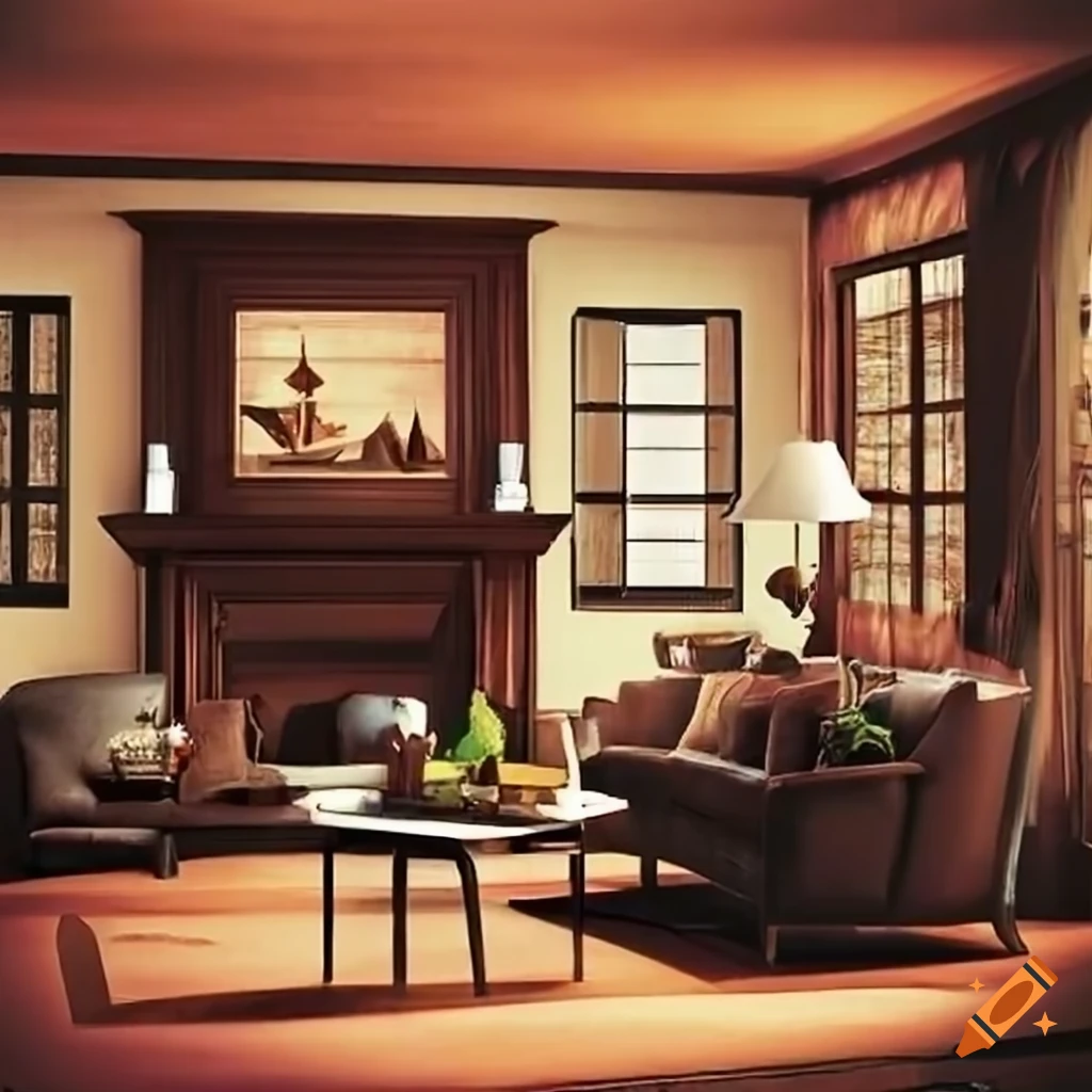 generic American living room