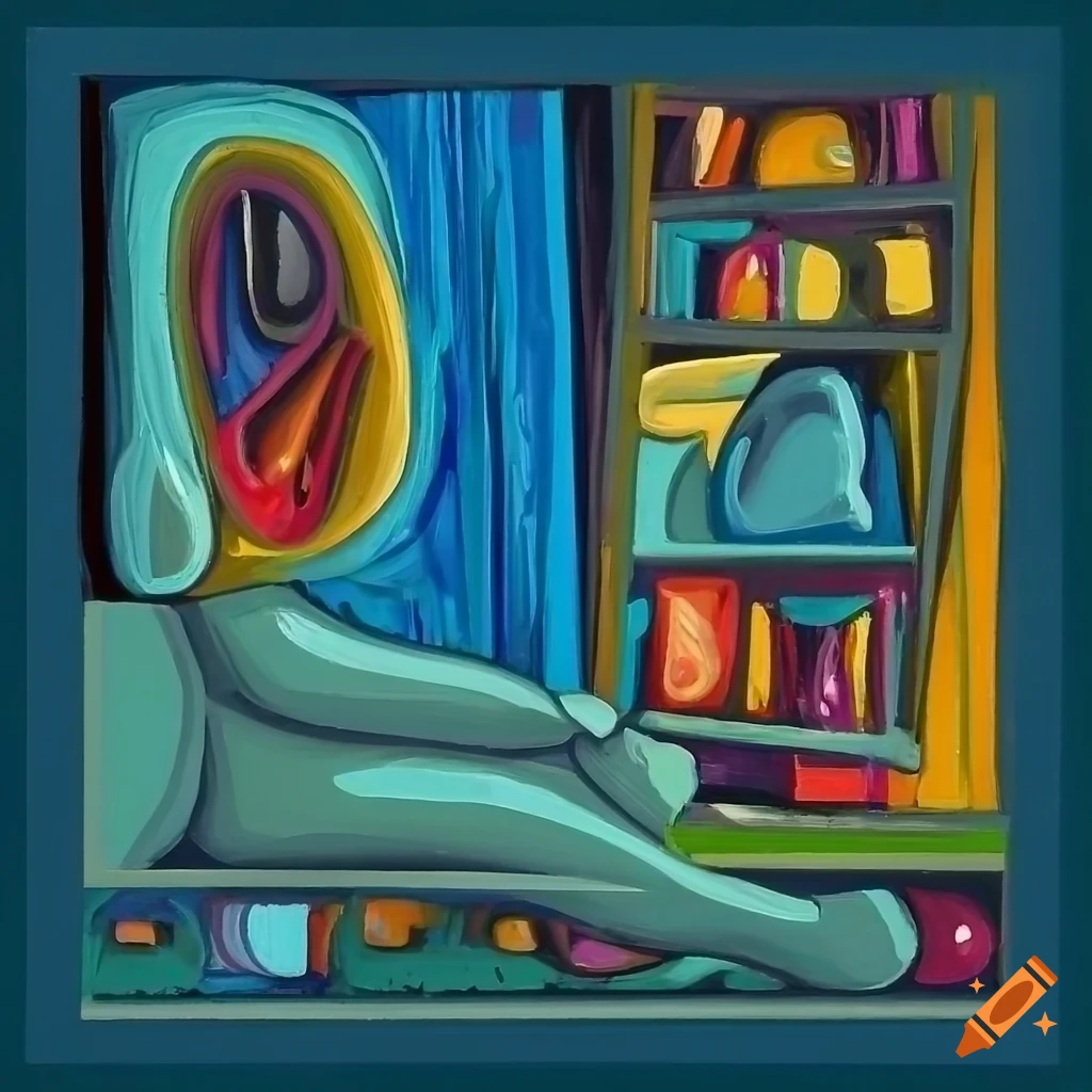 Surreal and abstract oil painting by ivan seal