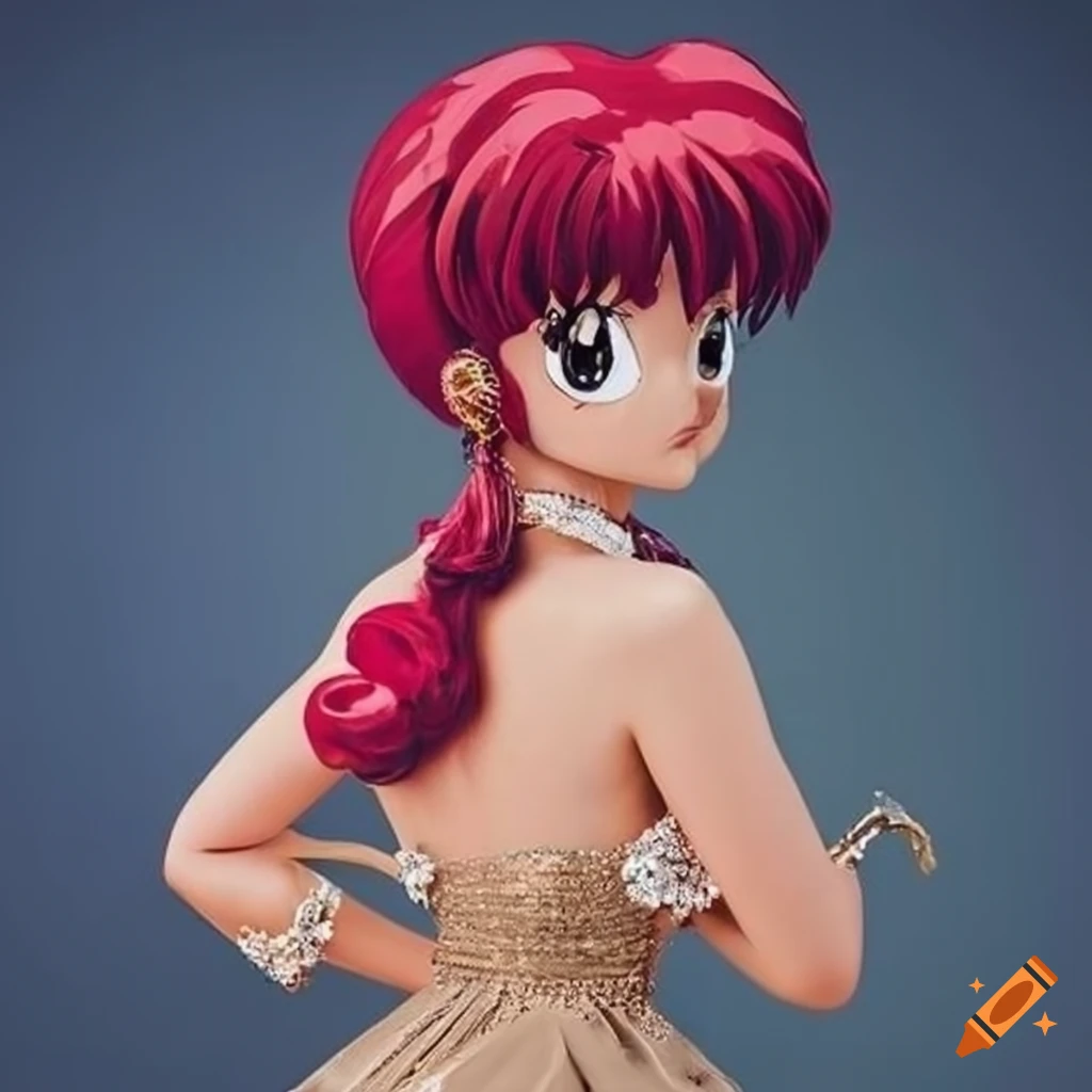 Ranma In A Vintage Champagne Cocktail Dress On Craiyon ranma-in-a-vintage-champagne-cocktail-dress-on-craiyon