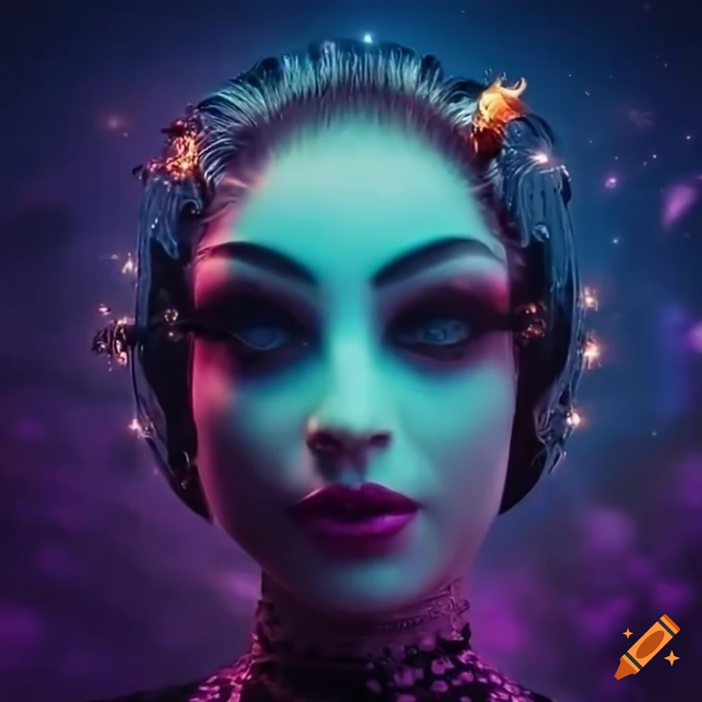 Futuristic Retro style Woman On An Alien Planet With Sea Horses On Craiyon futuristic-retro-style-woman-on-an-alien-planet-with-sea-horses-on-craiyon