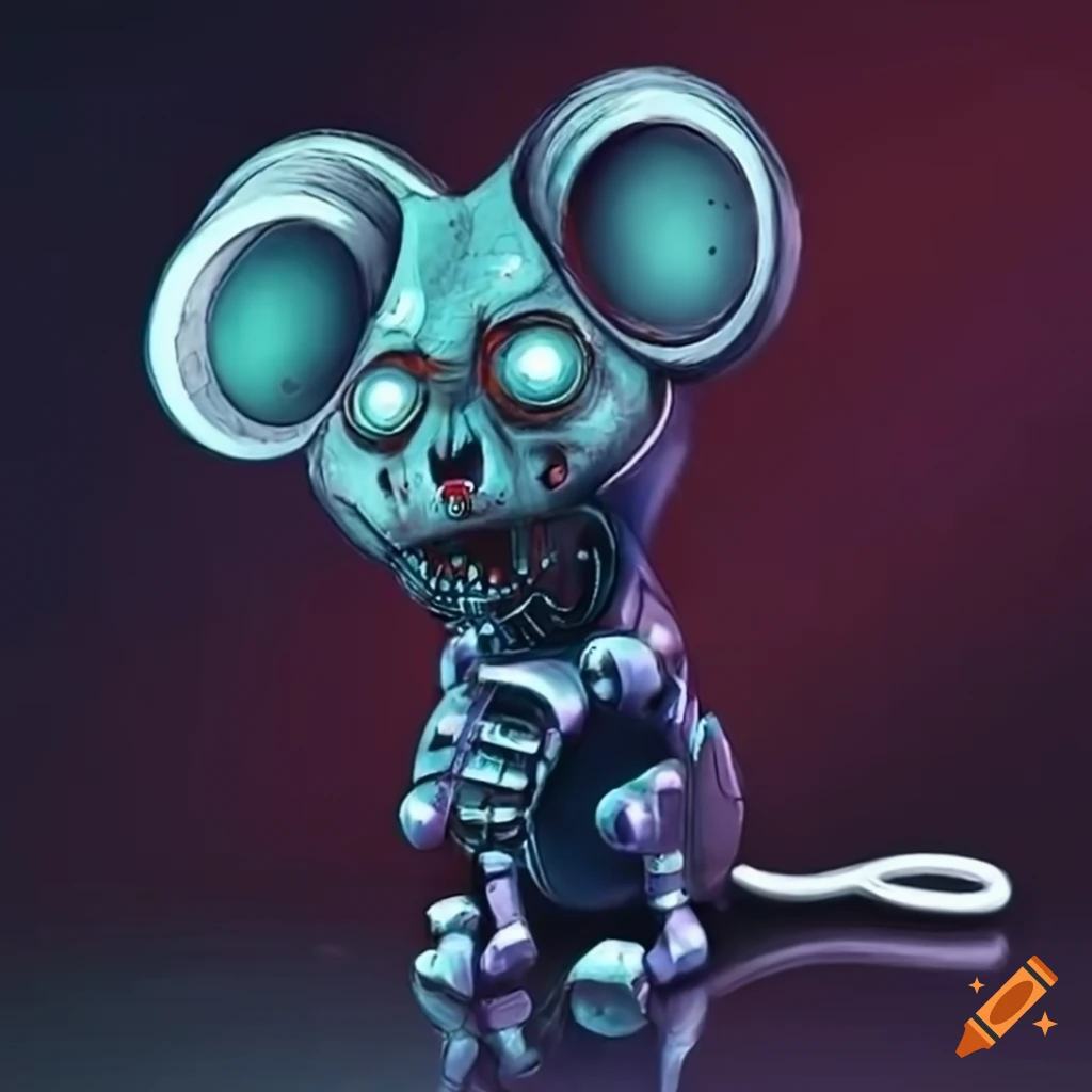 scary robot mouse