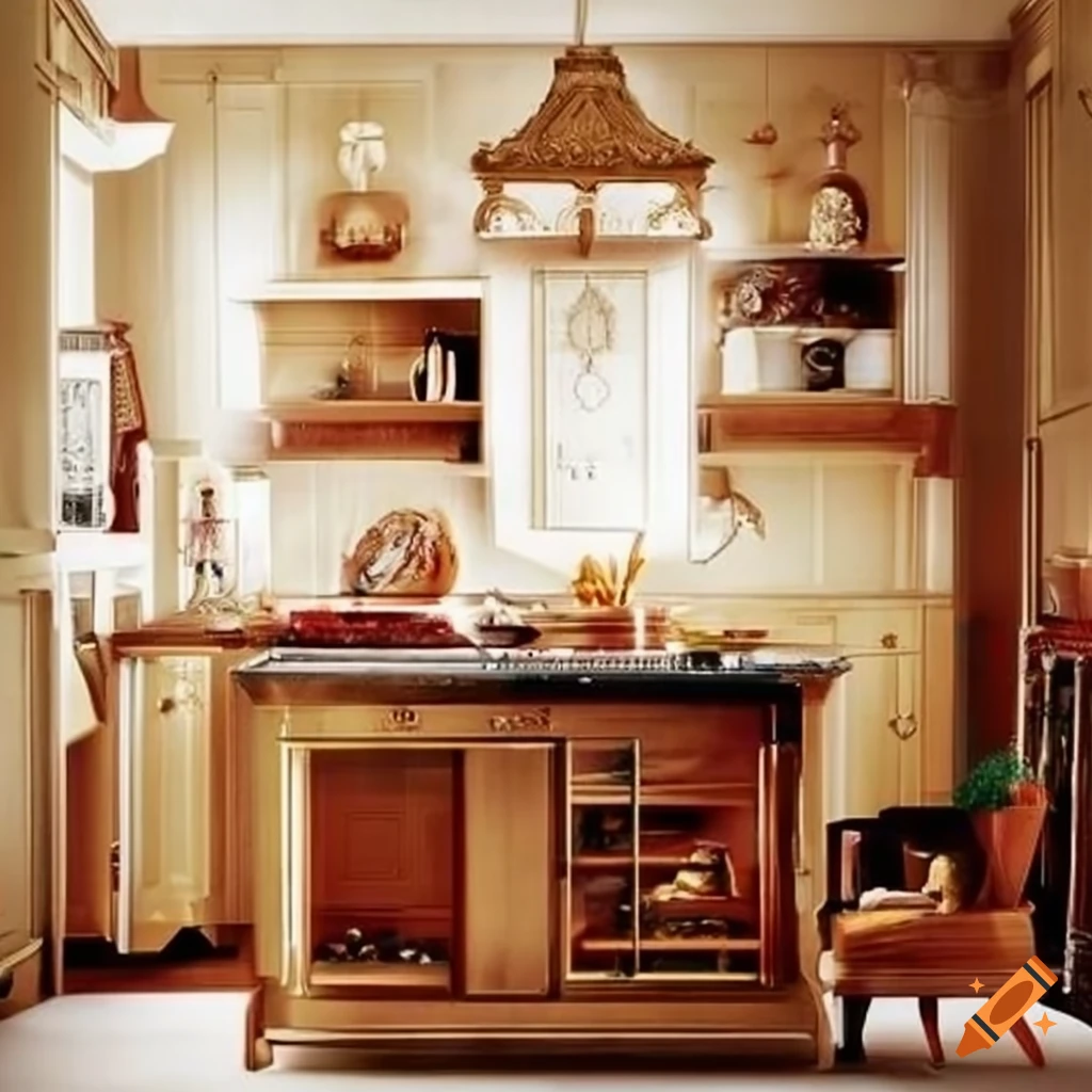 Victorian Mansion Interior Kitchen