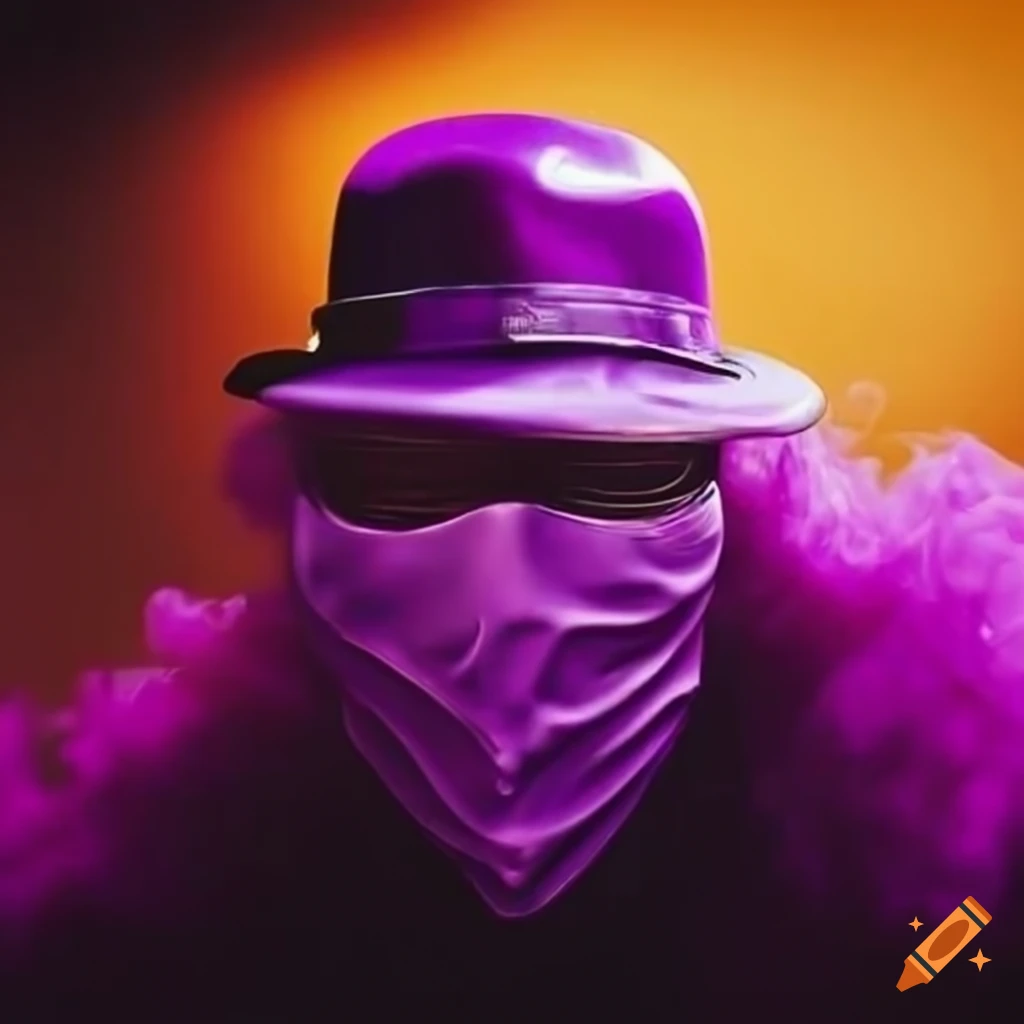 Mysterious Purple Smoke Coming Out Of A Classic Car