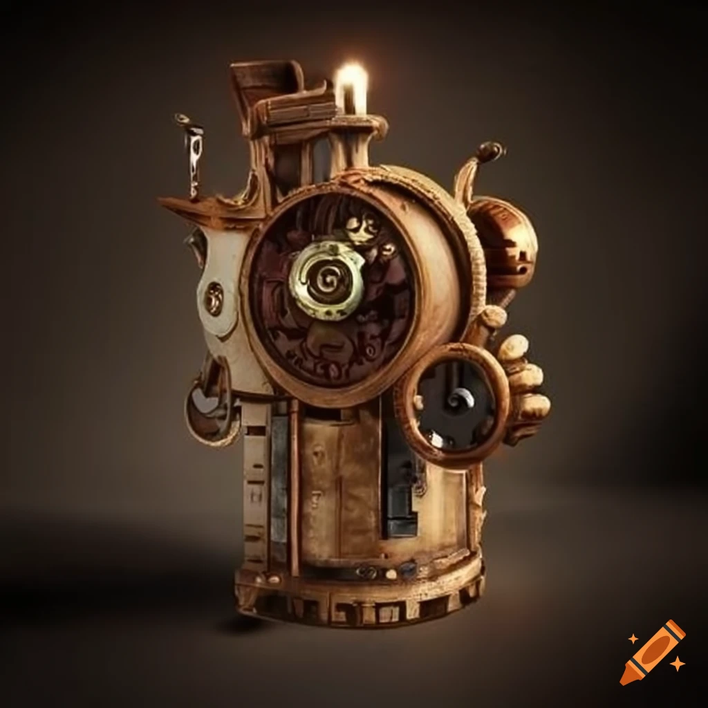 Steampunk concept art on Craiyon