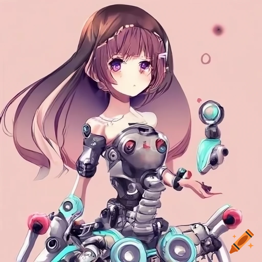Lexica - Mechanical fictional robot anime art full body