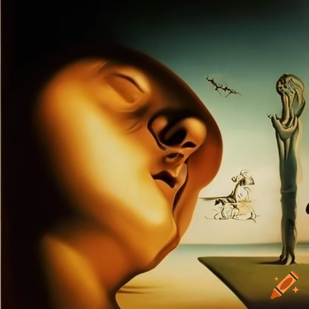 surreal sleep art inspired by Salvador Dali