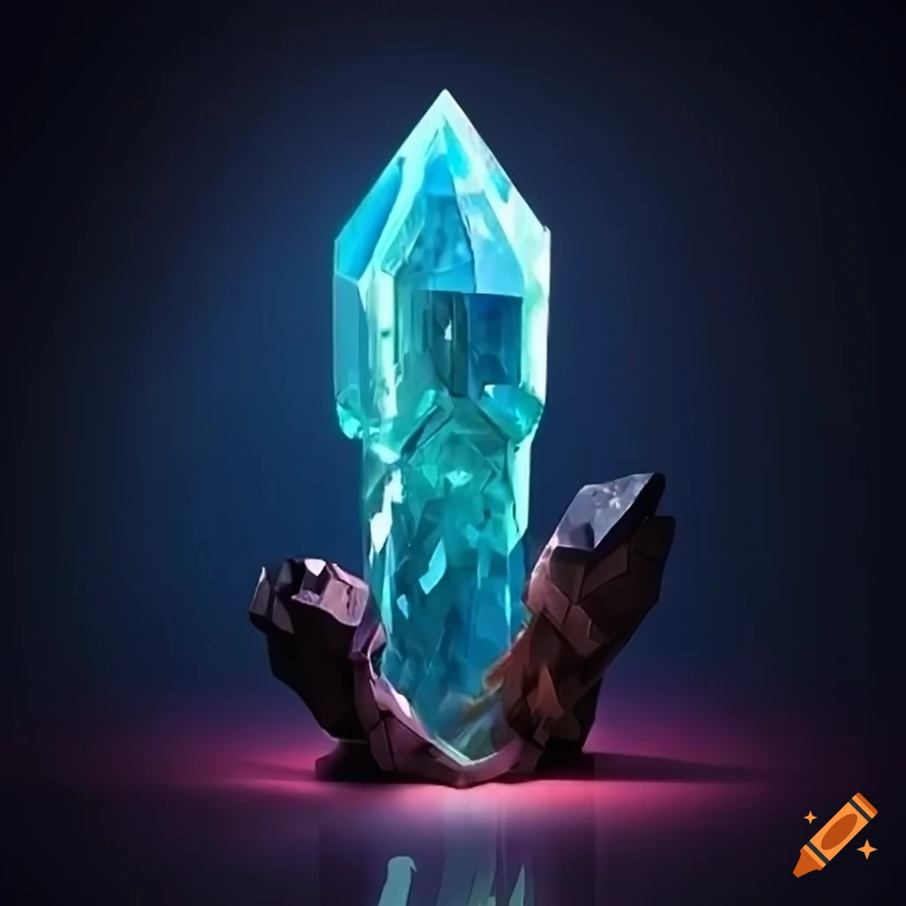 Aetherial nexus crystal on Craiyon
