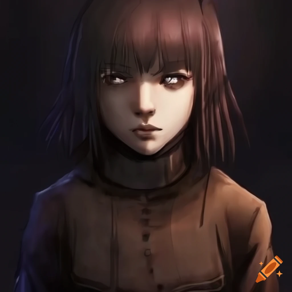 Artwork of pino from ergo proxy on Craiyon