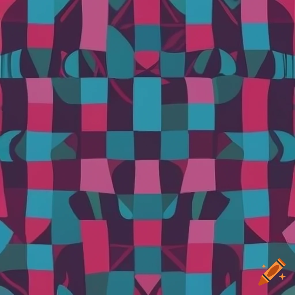 Colorful vector pattern design on craiyon