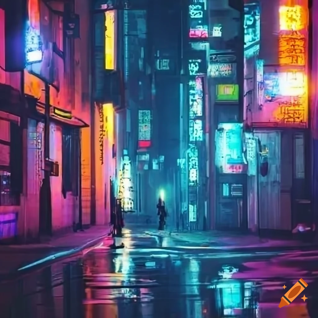 Cyberpunk Cityscape At Night On Craiyon 0518