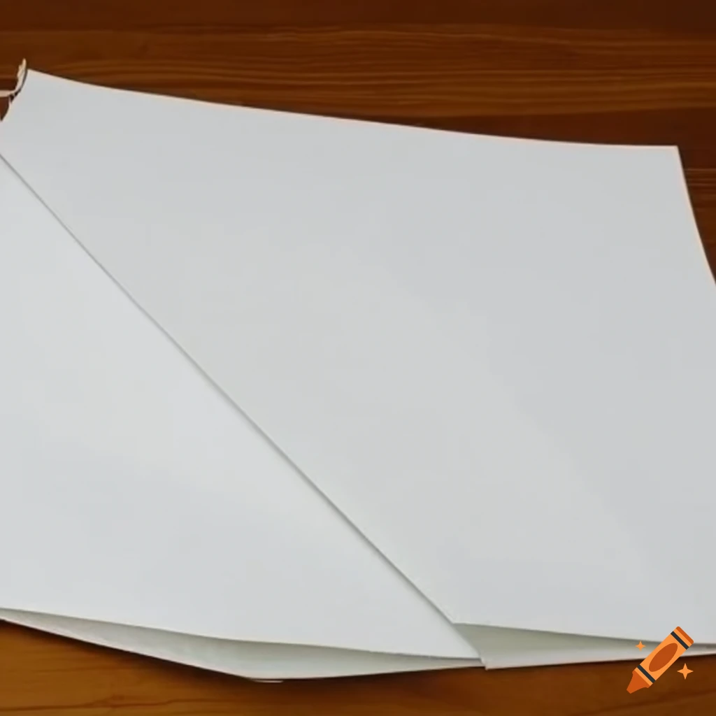 Blank sheet of paper on Craiyon