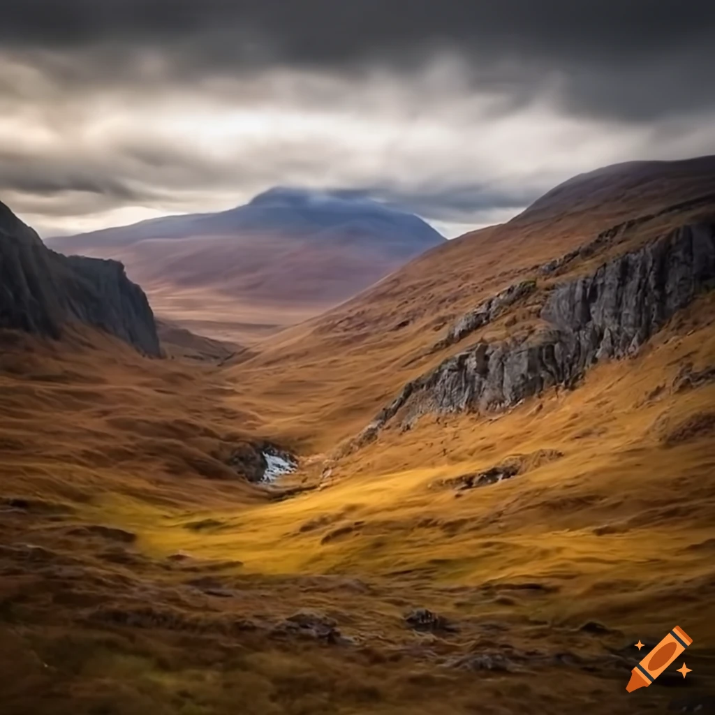 picture of Scottish highland landscape