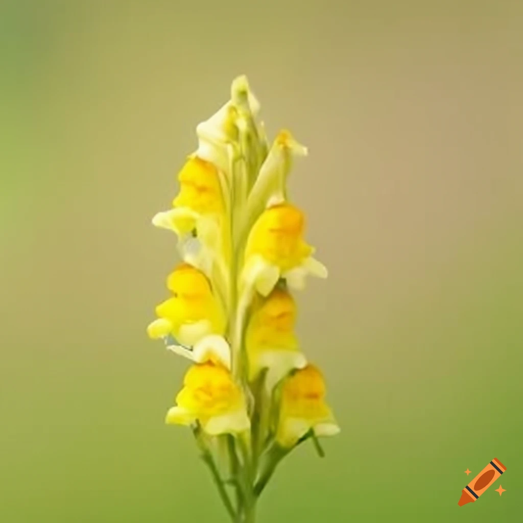 background of Linaria vulgaris flowers